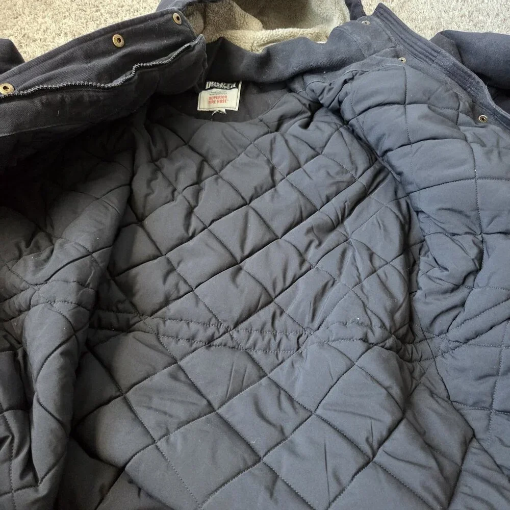 Duluth Trading Superior Fire Hose Insulated Parka Winter Coat Women’s XL Black - Picture 7 of 8